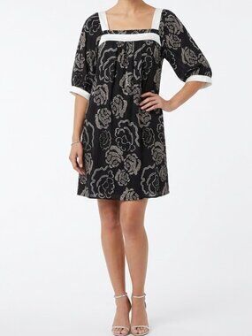 BCBG Paris Stretch Print Baby Doll Dress NWT- Sz. 2